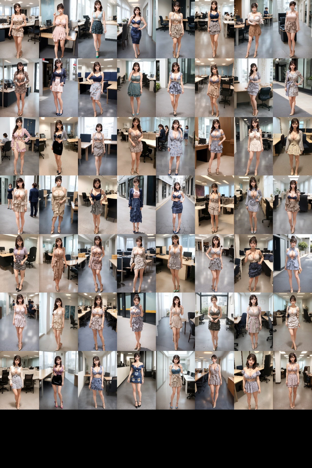 神巨乳OL 【ミニスカ・ハイヒール編】 part3