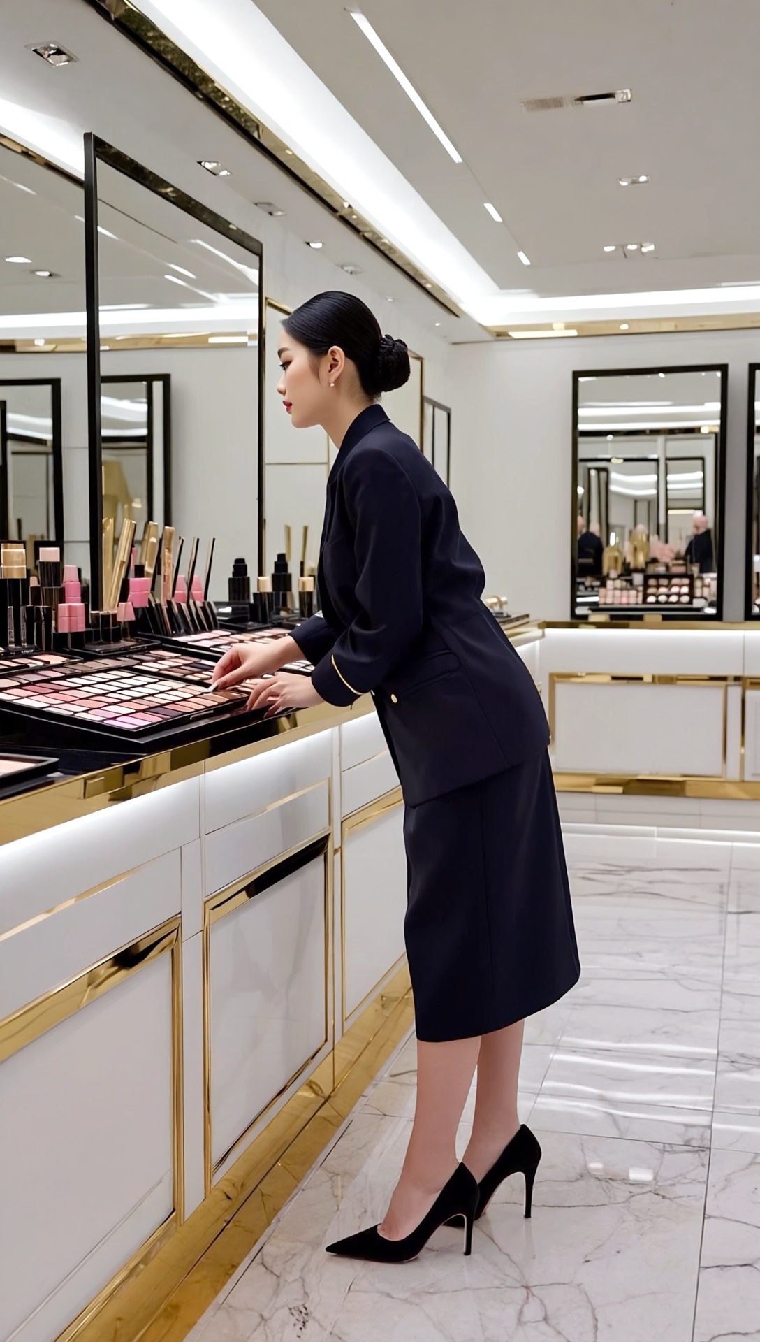 高級百貨店で働く極上美容部員 part5 ハイヒール パンプス 1