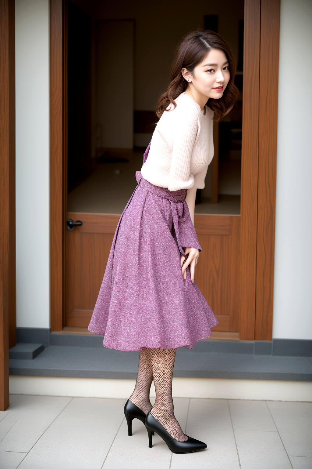 禁断!僕の妻の網タイツ美脚 part1 人妻 僕の妻 2