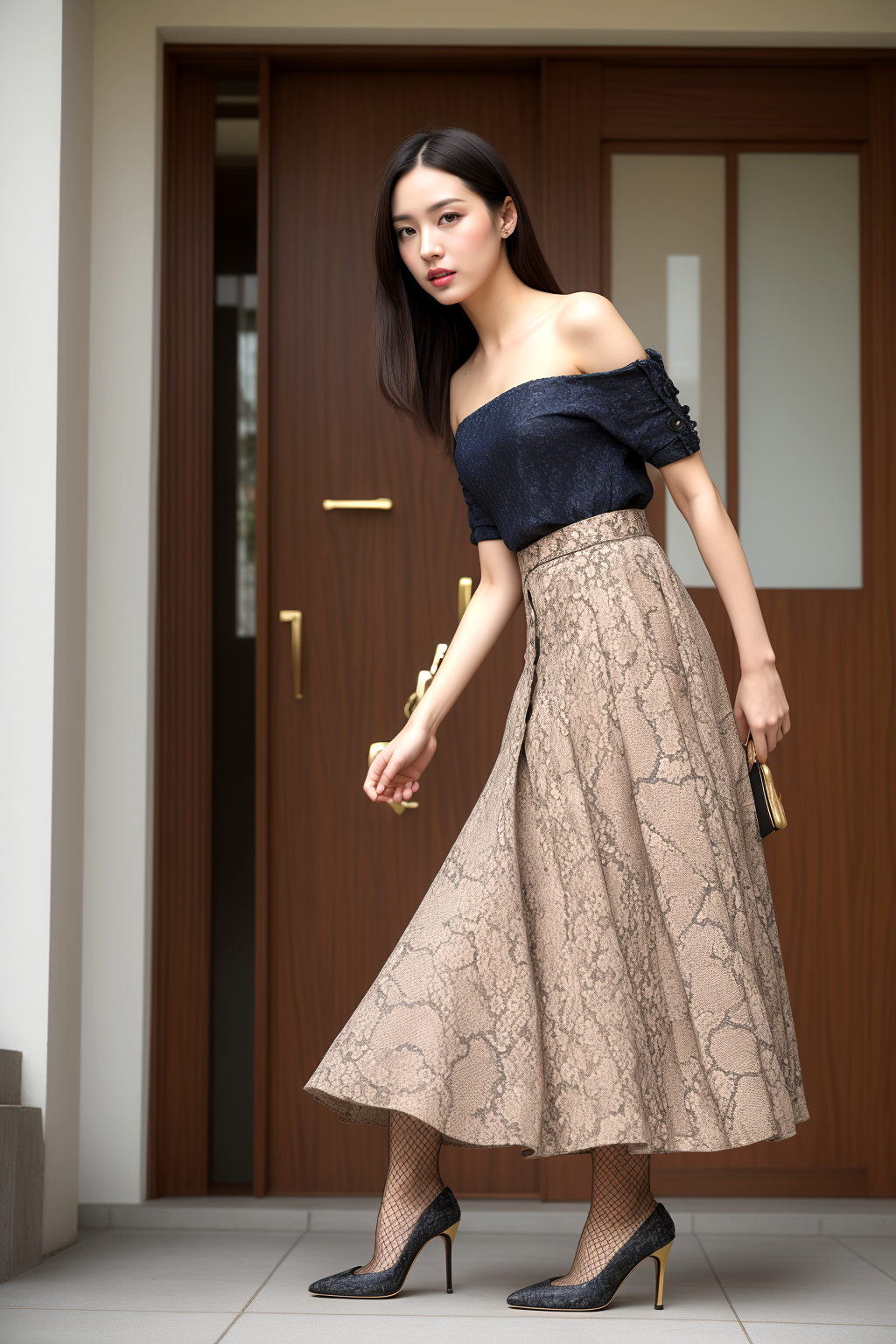 禁断!僕の妻の網タイツ美脚 part2 人妻 僕の妻 4