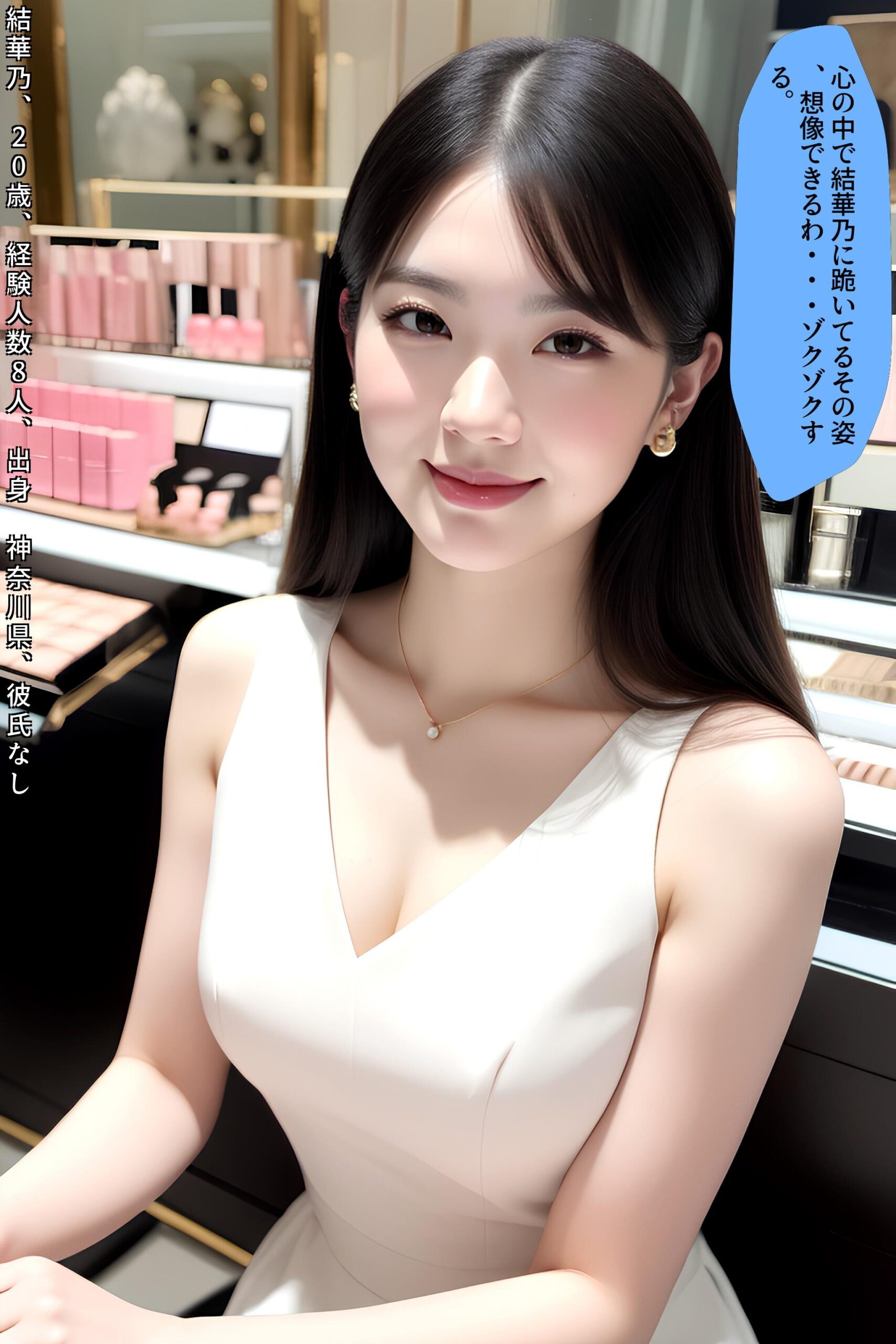 【特別公開】中年オヤジがハマった極上美容部員の谷間接客 part4 おっぱい 巨乳 6