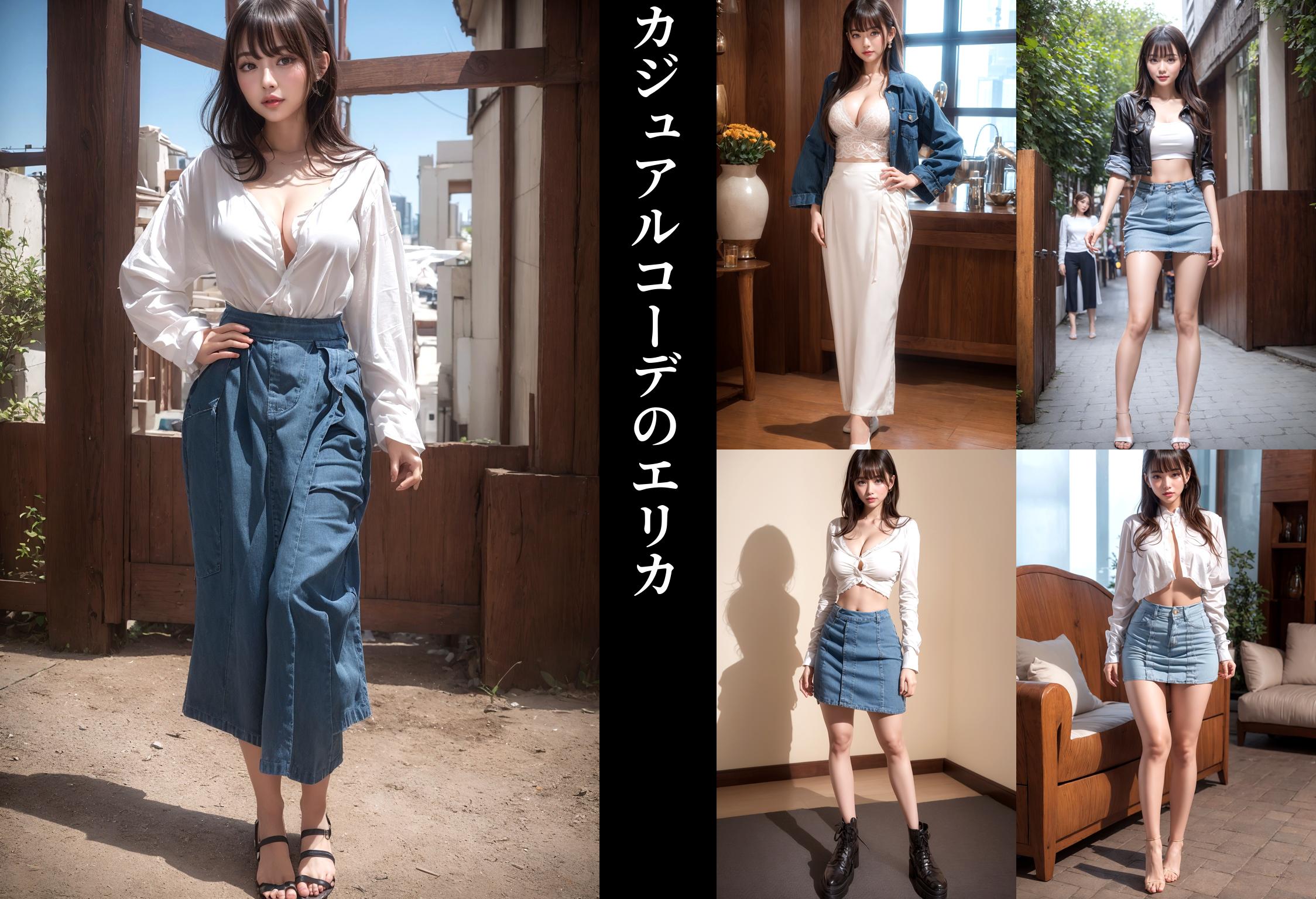 カジュアルコーデのエリカ part3