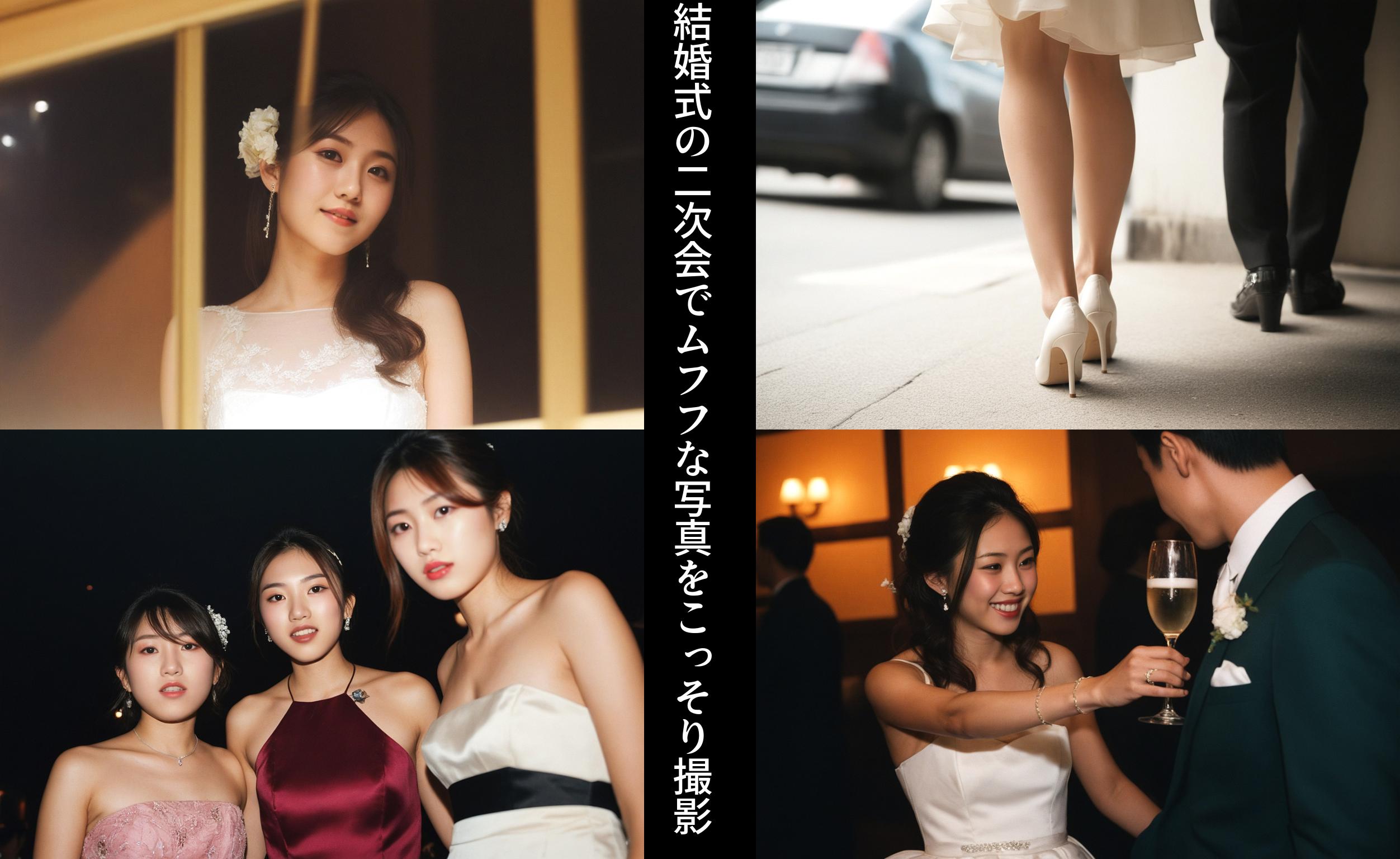 結婚式の二次会でムフフな写真をこっそり撮影 part1