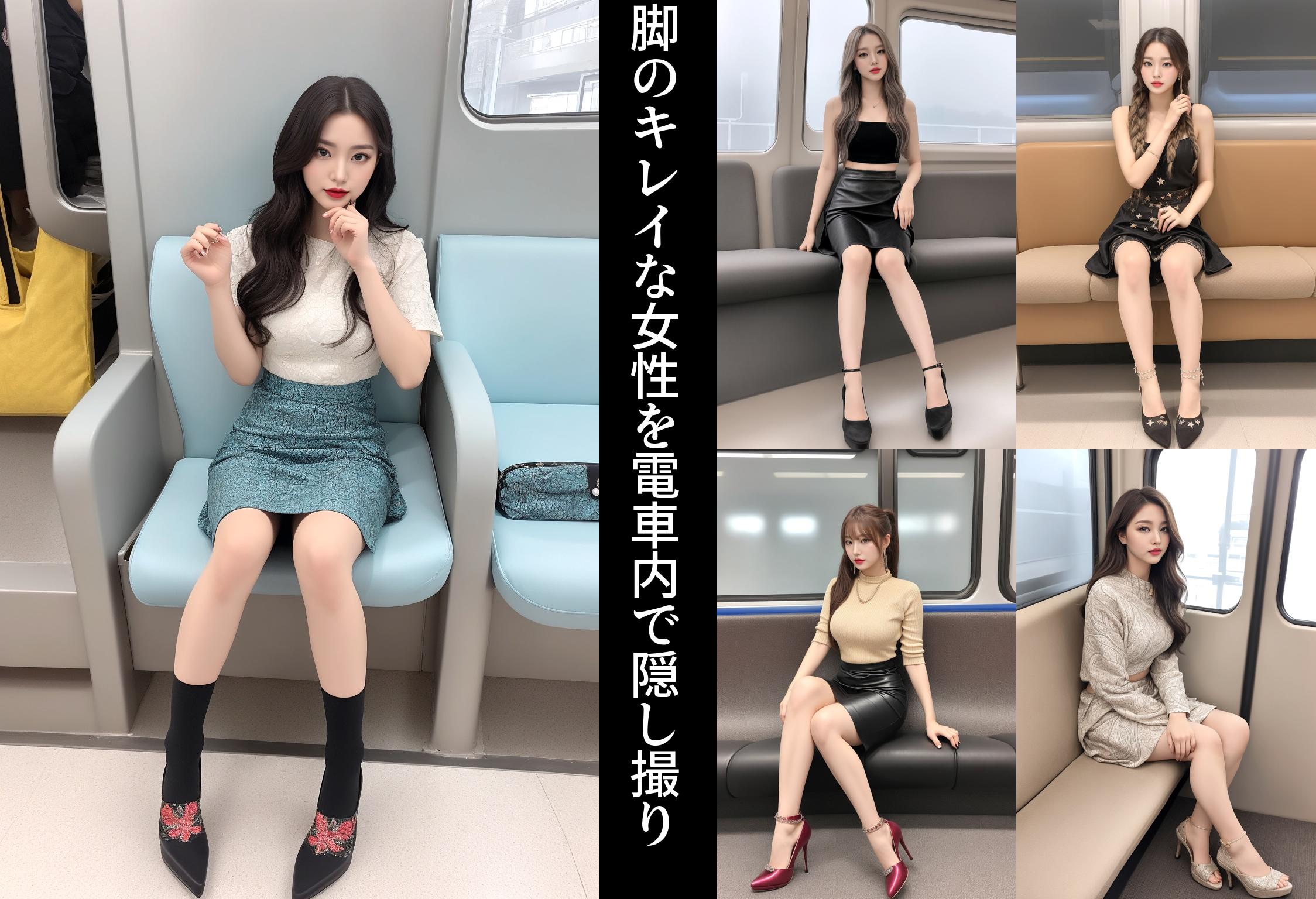 脚のキレイな女性を電車内で隠し撮り part3