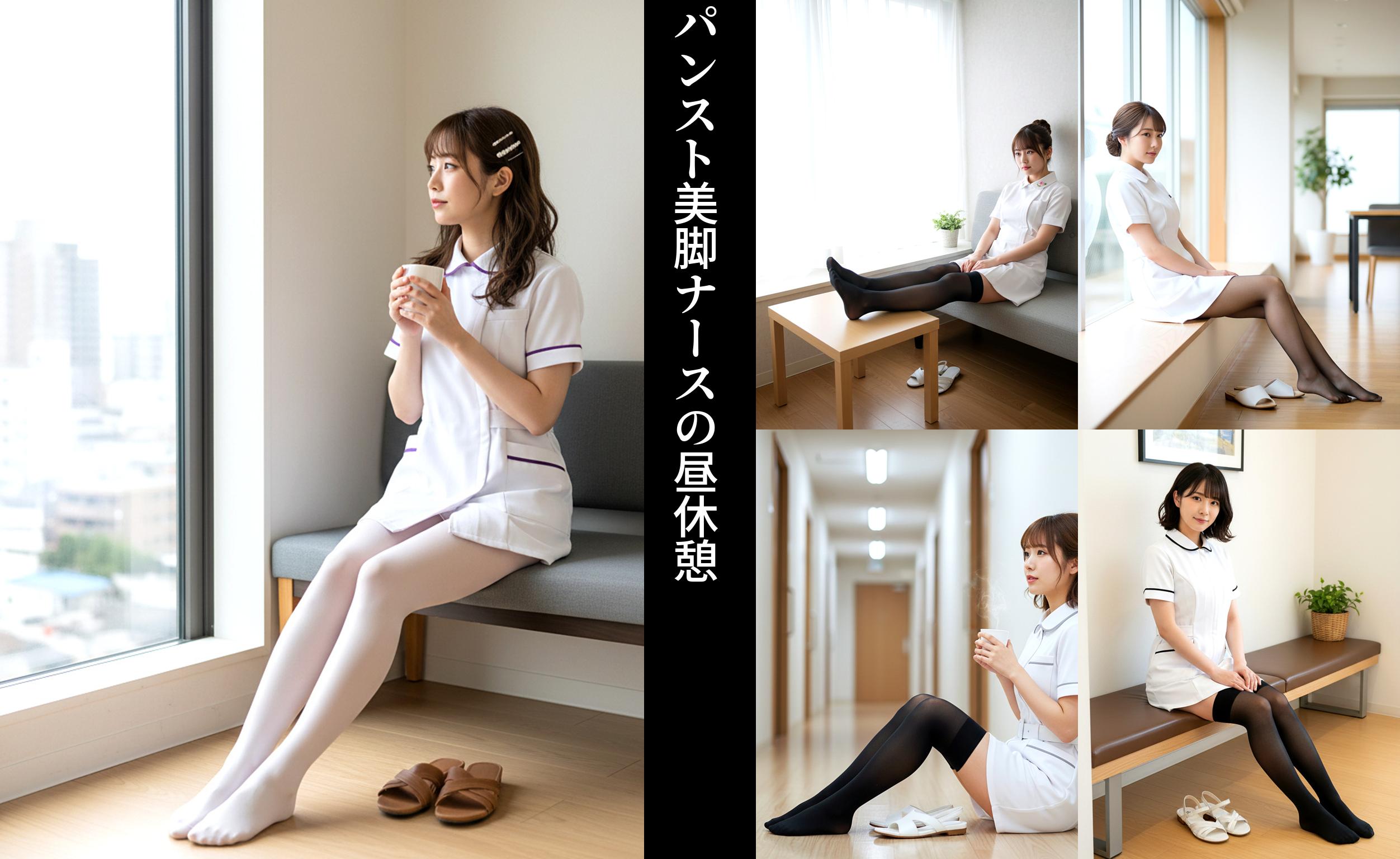 パンスト美脚ナースの昼休憩 part1