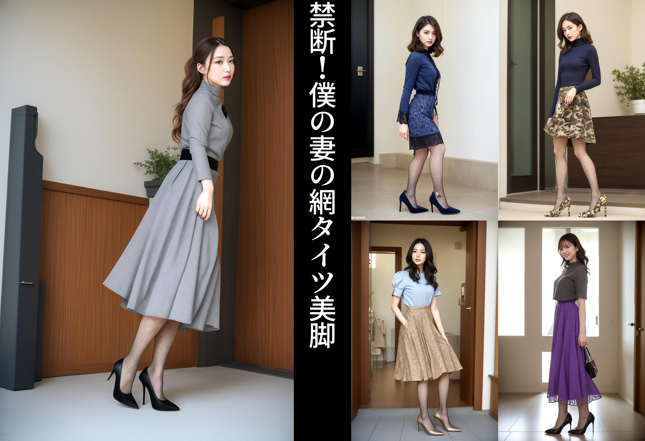 禁断！僕の妻の網タイツ美脚 part1