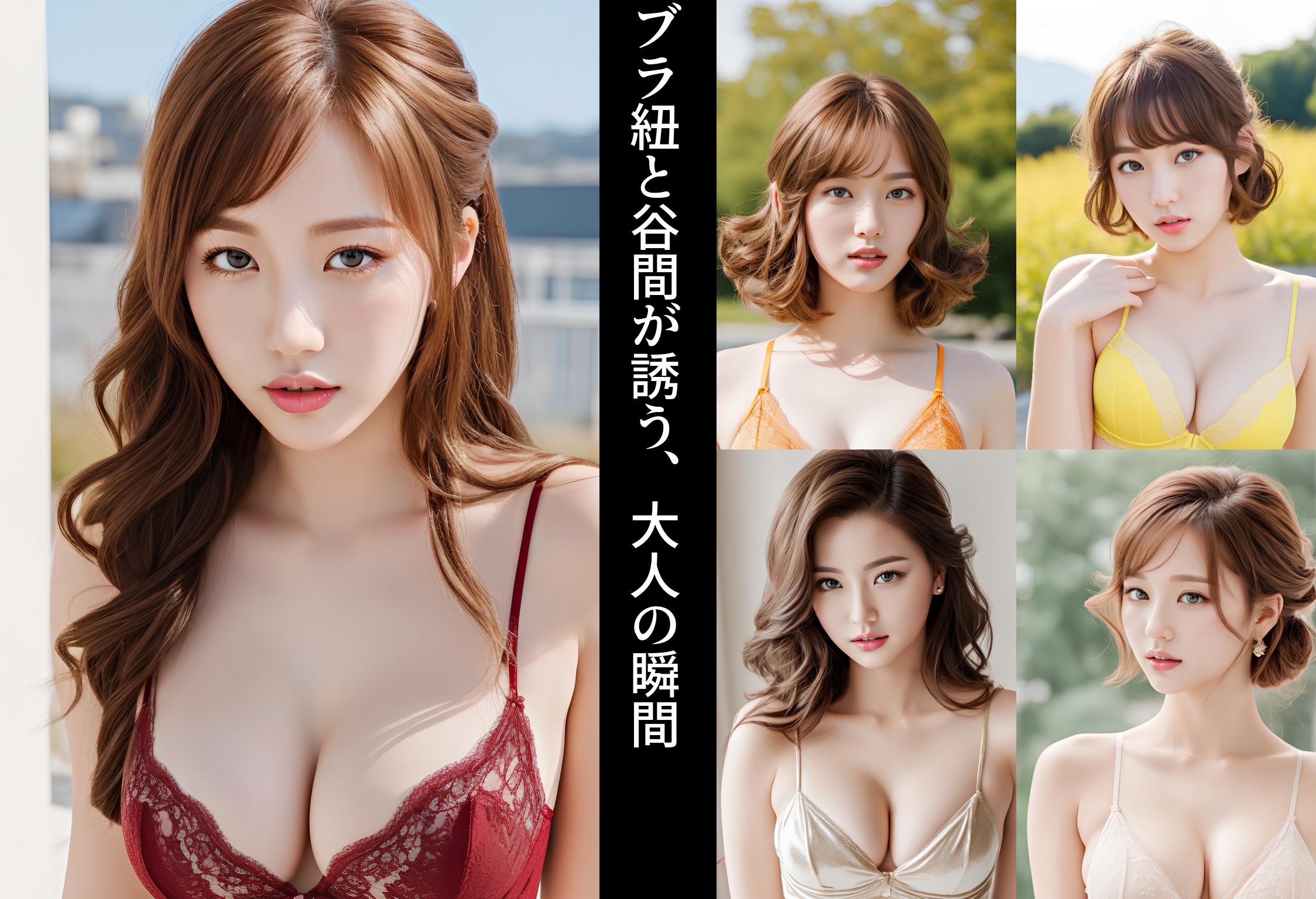 ブラ紐と谷間が誘う、大人の瞬間 part7