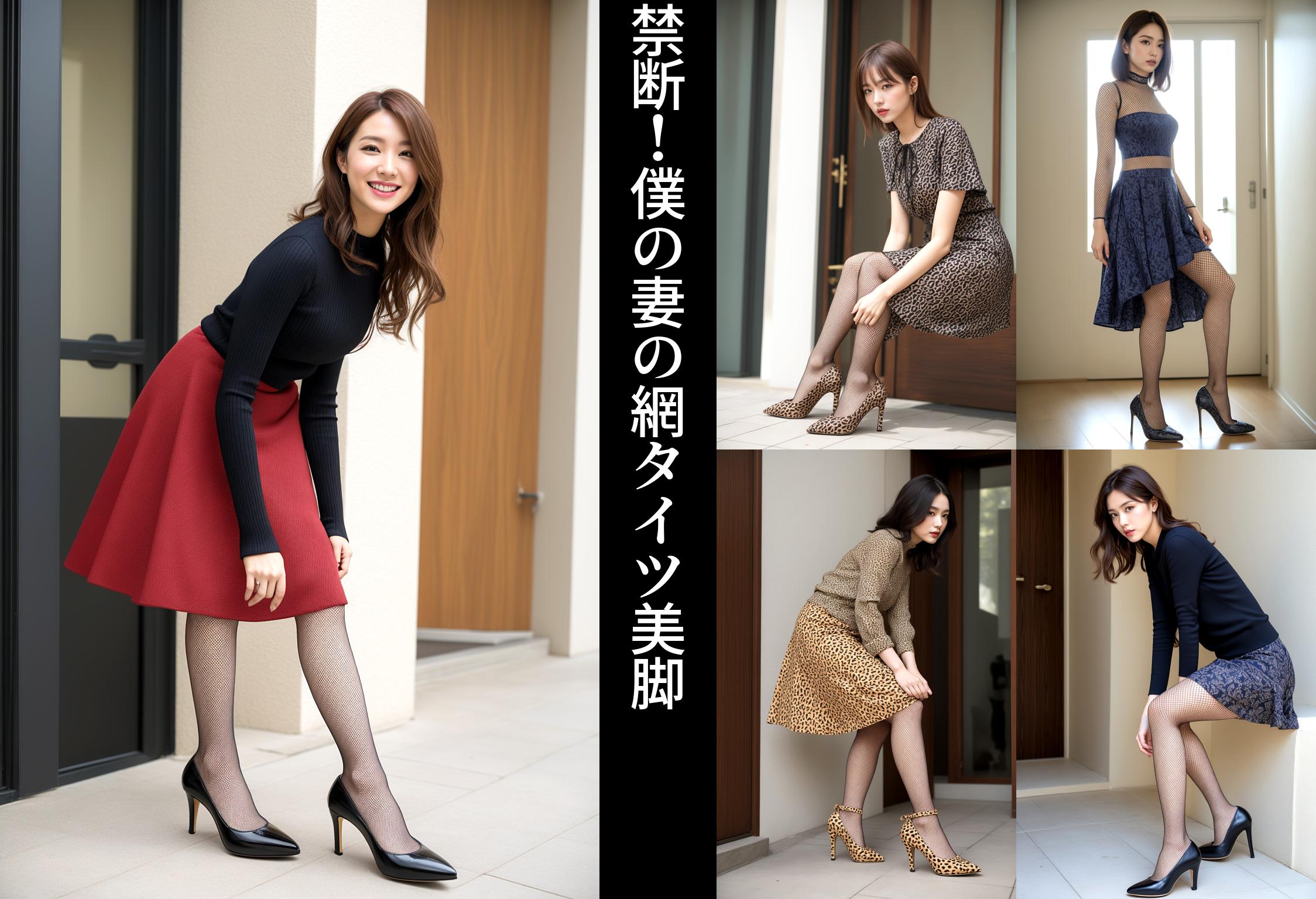 禁断！僕の妻の網タイツ美脚 part2