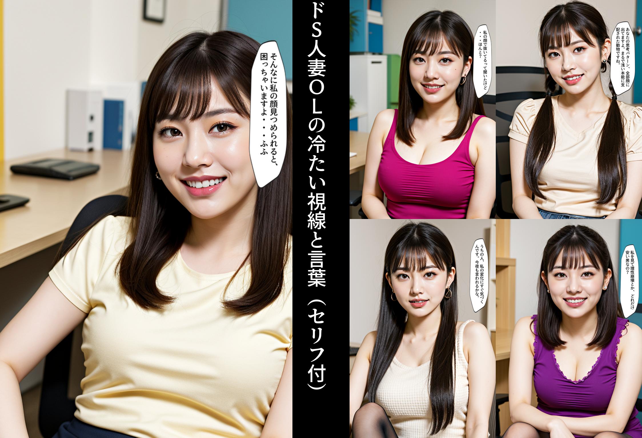 ドＳ人妻ＯＬの冷たい視線と言葉（セリフ付） part4