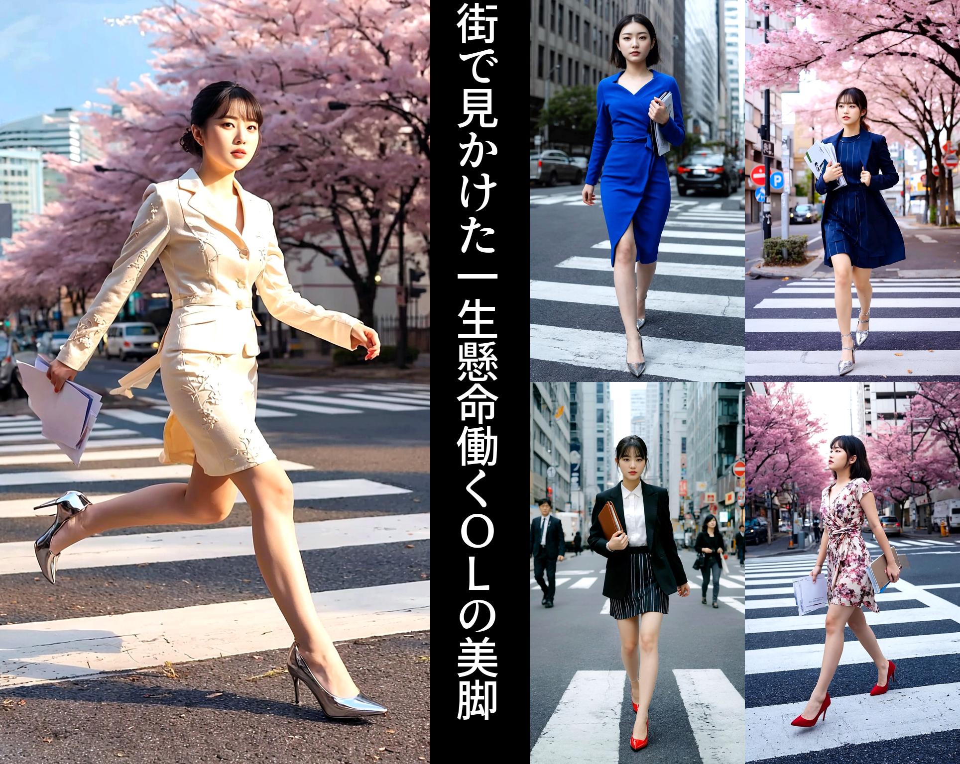 街で見かけた一生懸命働くＯＬの美脚 part6