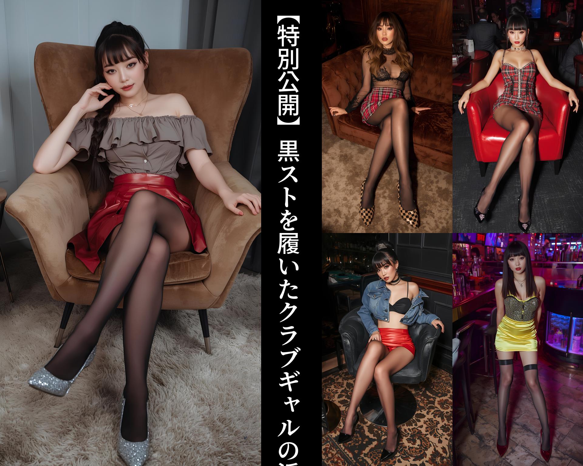 【特別公開】黒ストを履いたクラブギャルの淫語 part1