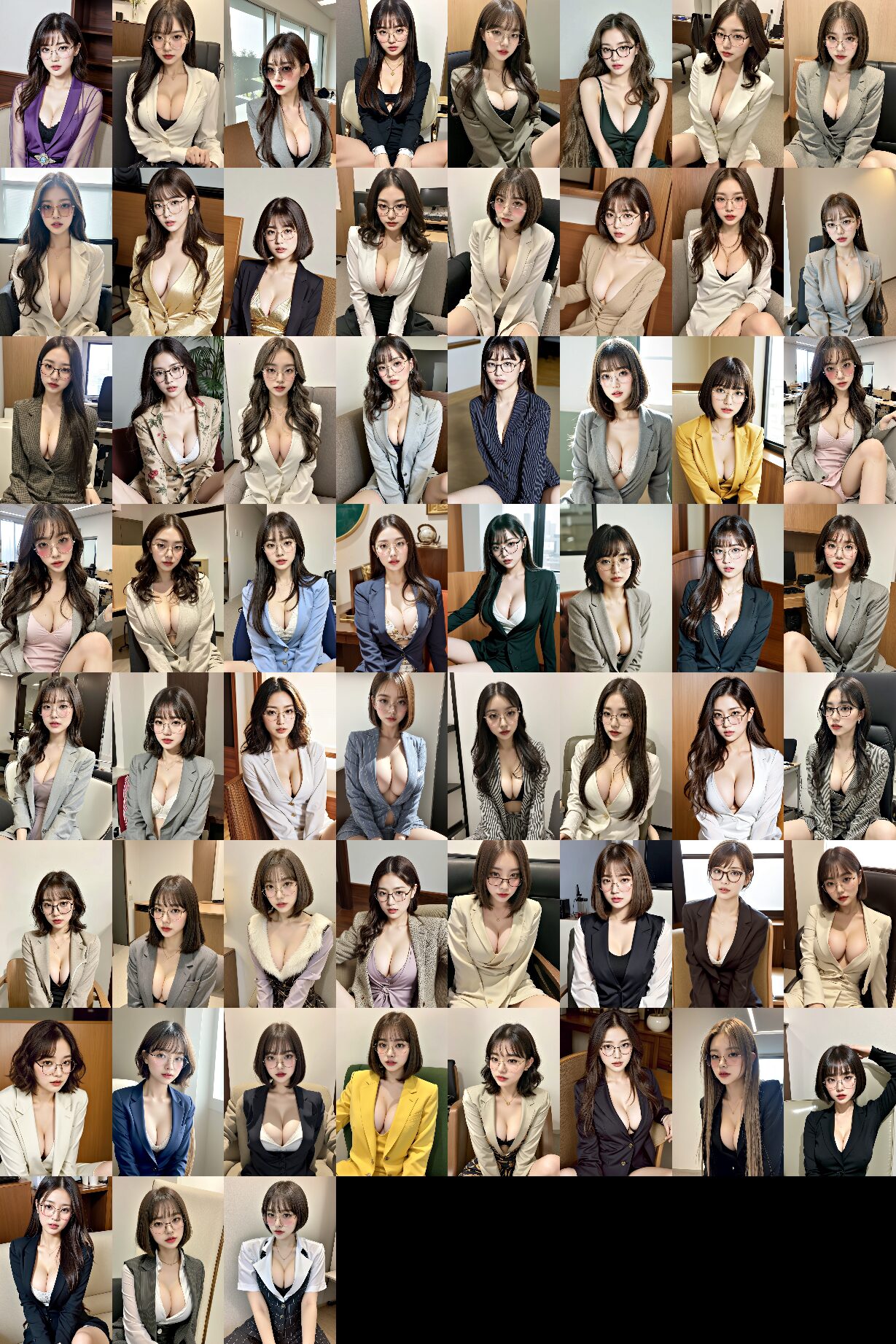 職場にいる真面目なメガネ美女の巨乳 part11