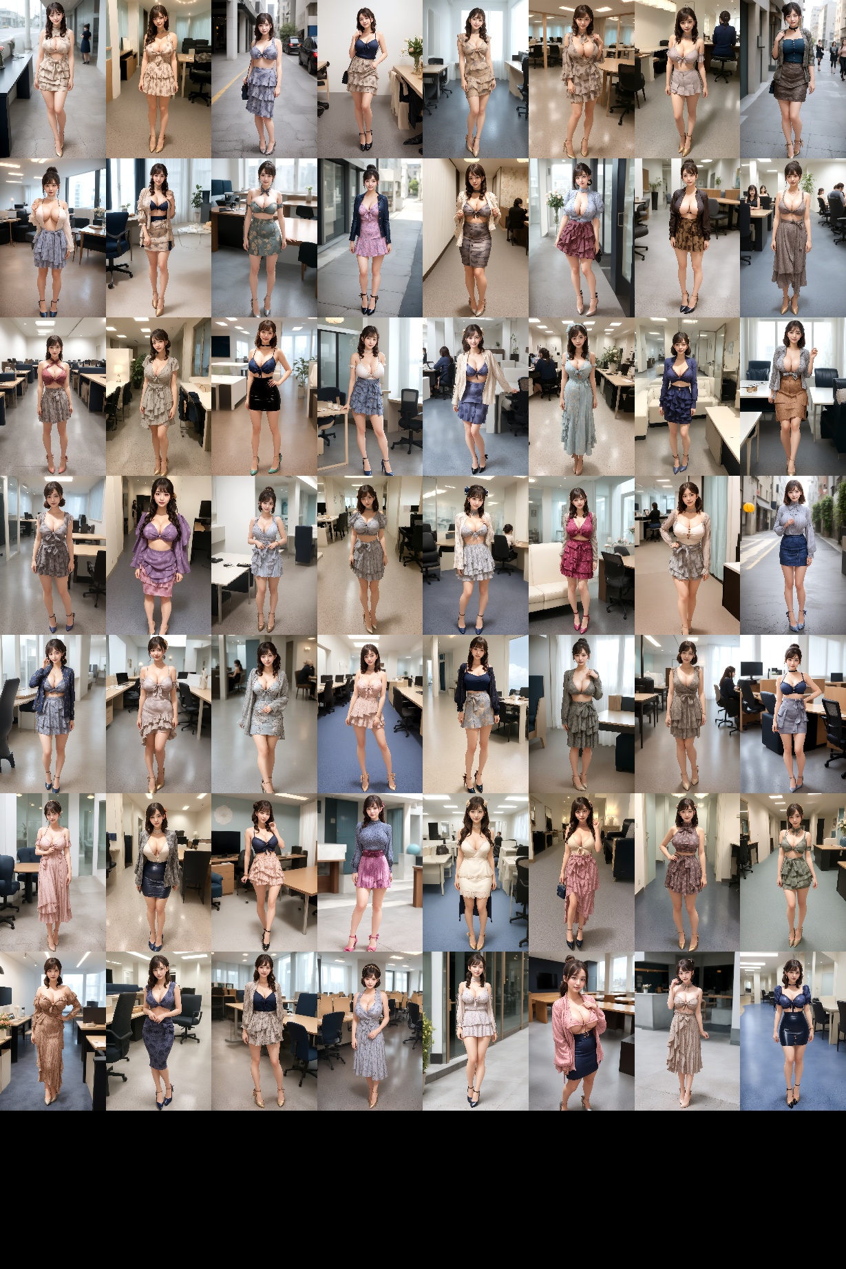 神巨乳OL 【ミニスカ・ハイヒール編】 part2