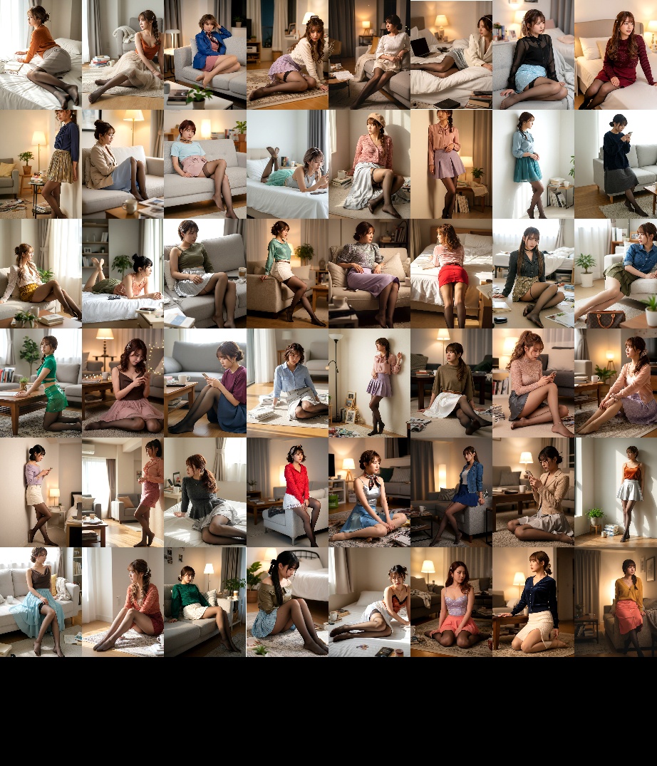 家でくつろぐ僕の彼女のスト足がたまらない part4