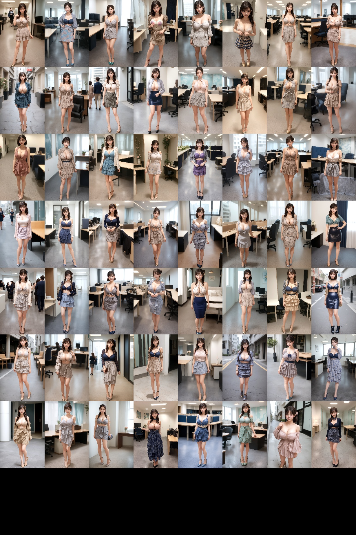 神巨乳ＯＬ 【ミニスカ・ハイヒール編】 part4