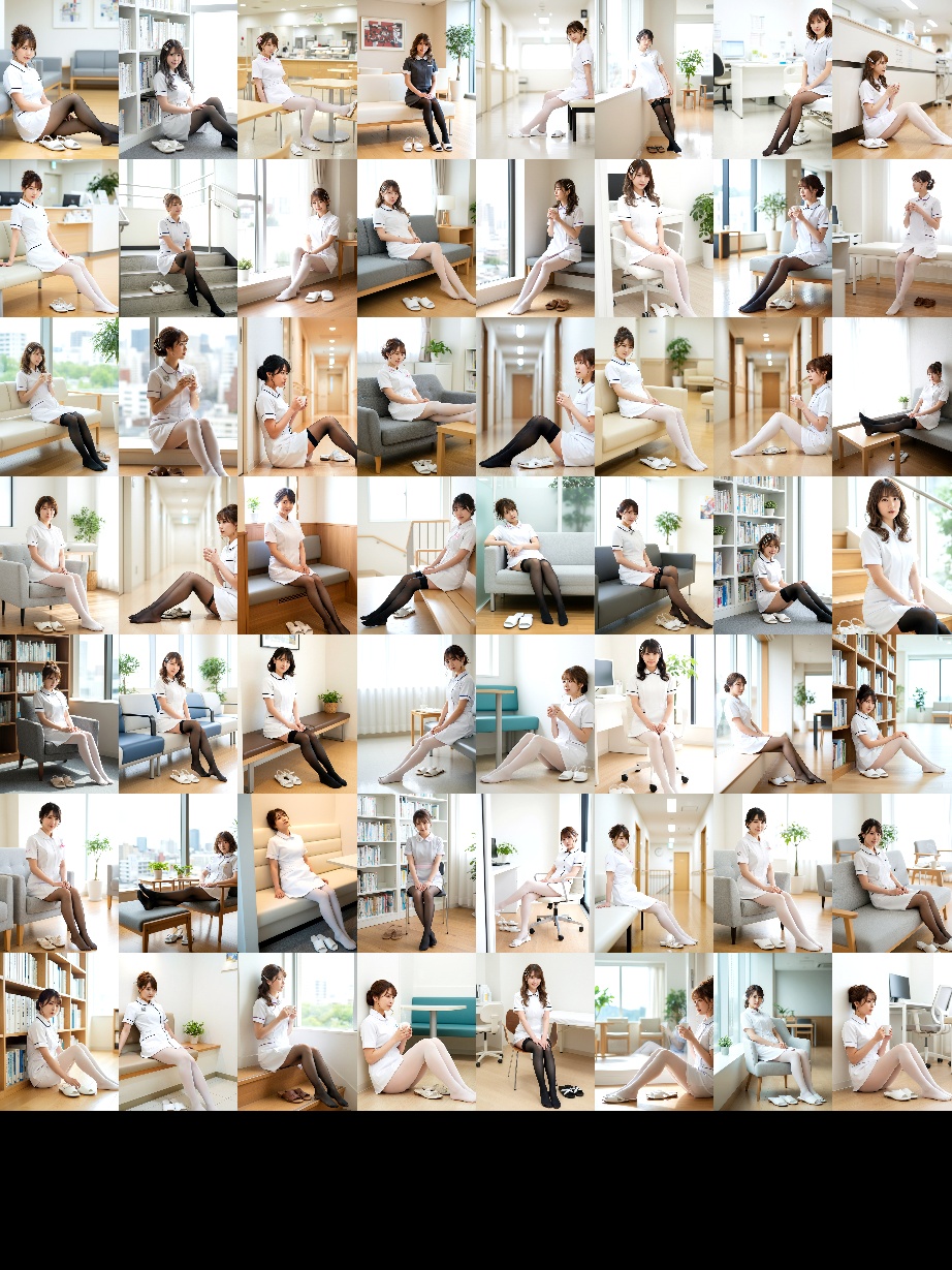 パンスト美脚ナースの昼休憩 part1