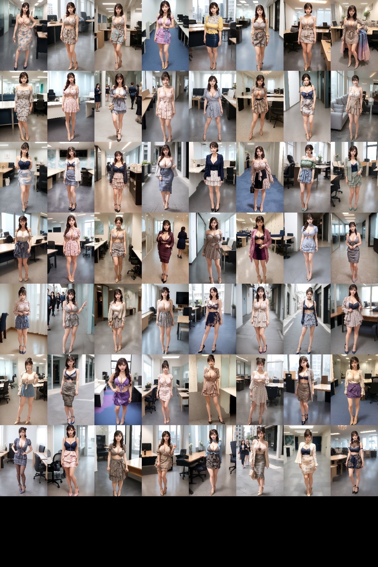 神巨乳OL 【ミニスカ・ハイヒール編】 part1