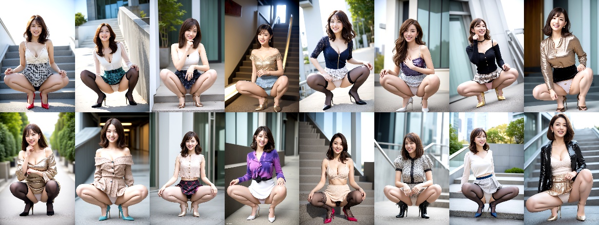 圧倒的美人ＯＬのしゃがみパンチラ part2