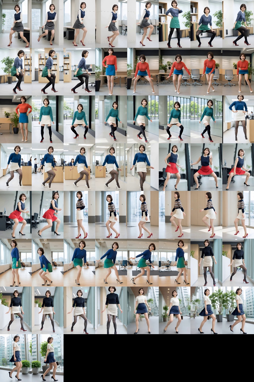 【浅倉める】上品なOLの下品な歩き方 part1