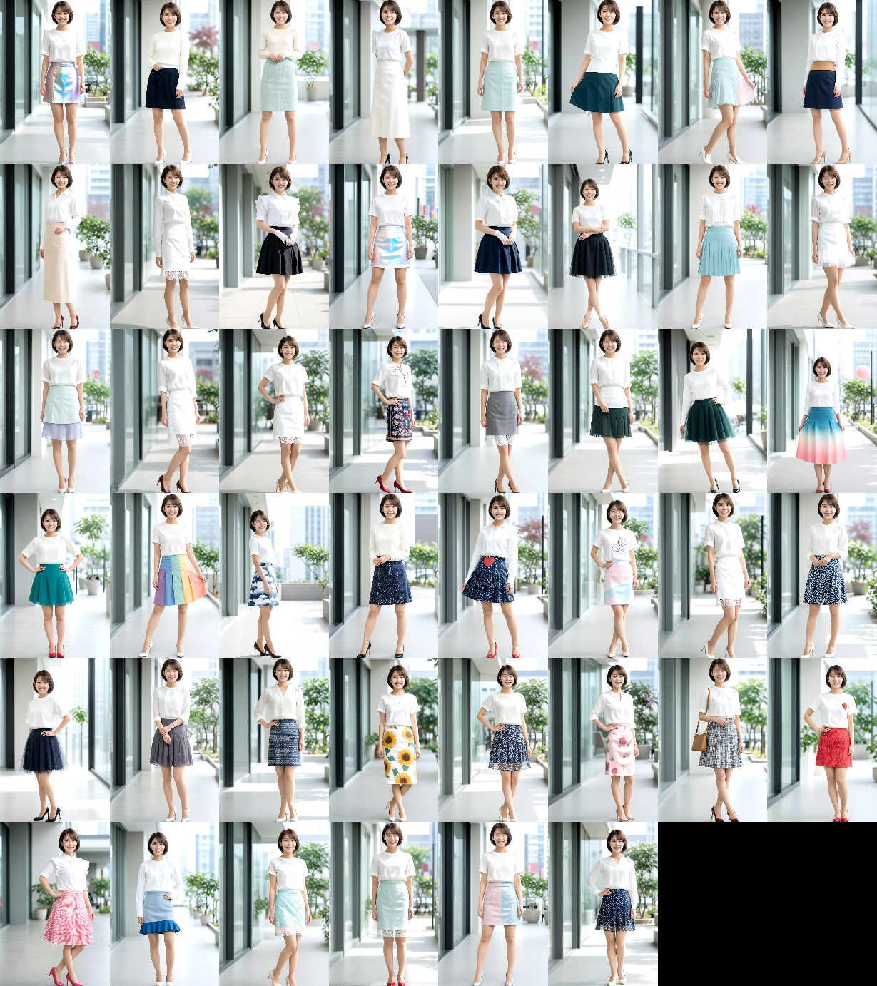 浅倉める　 私のスカートコレクション part1