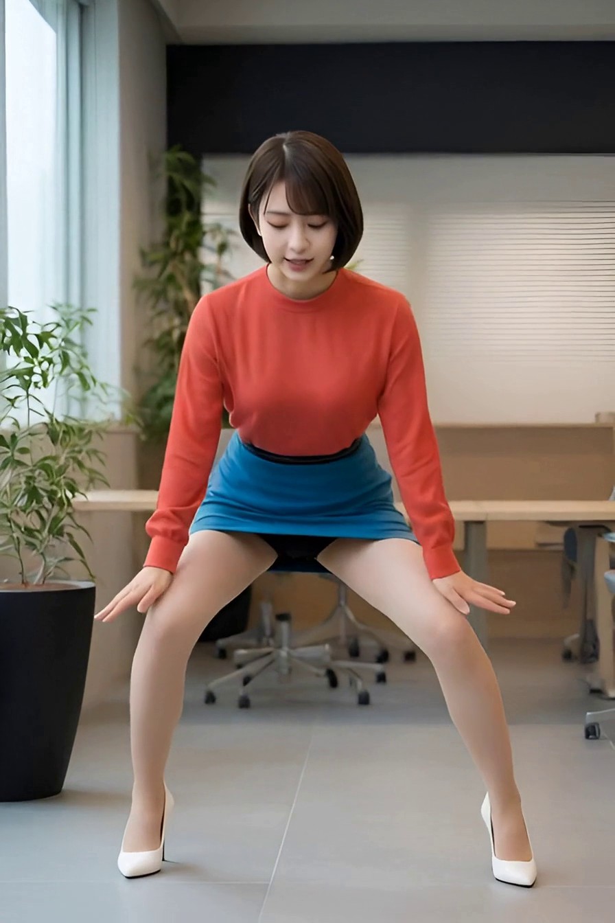 【浅倉める】上品なOLの下品な歩き方 part1 浅倉める 脚フェチ 1