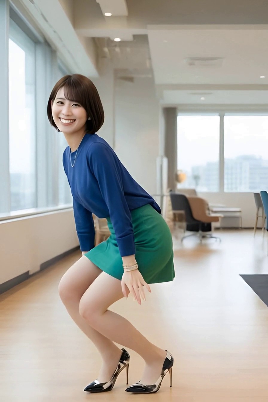 【浅倉める】上品なOLの下品な歩き方 part1 浅倉める 脚フェチ 4