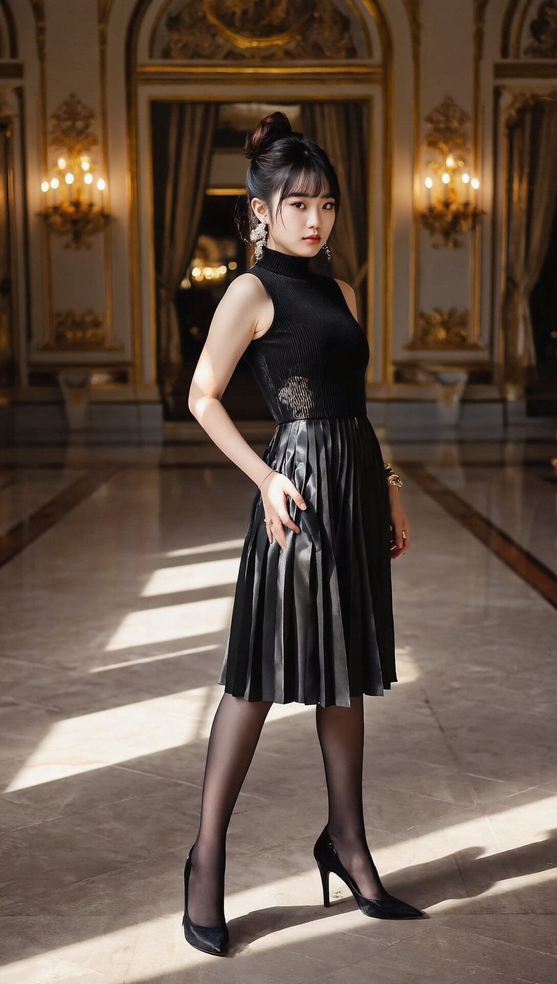 ブリーツスカートのエロいオンナ part5 ストッキング ドレス 3