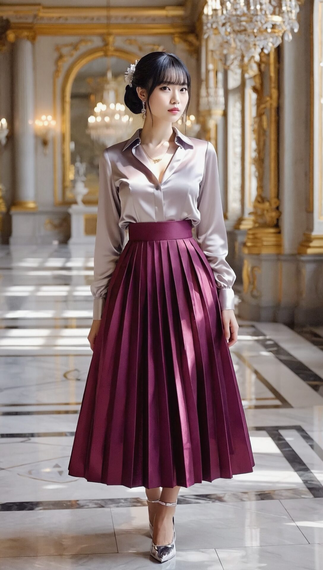 ブリーツスカートのエロいオンナ part5 ストッキング ドレス 1