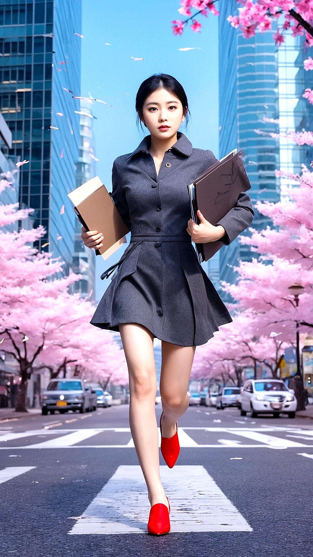 街で見かけた一生懸命働くOLの美脚 part6 OL パンプス 6