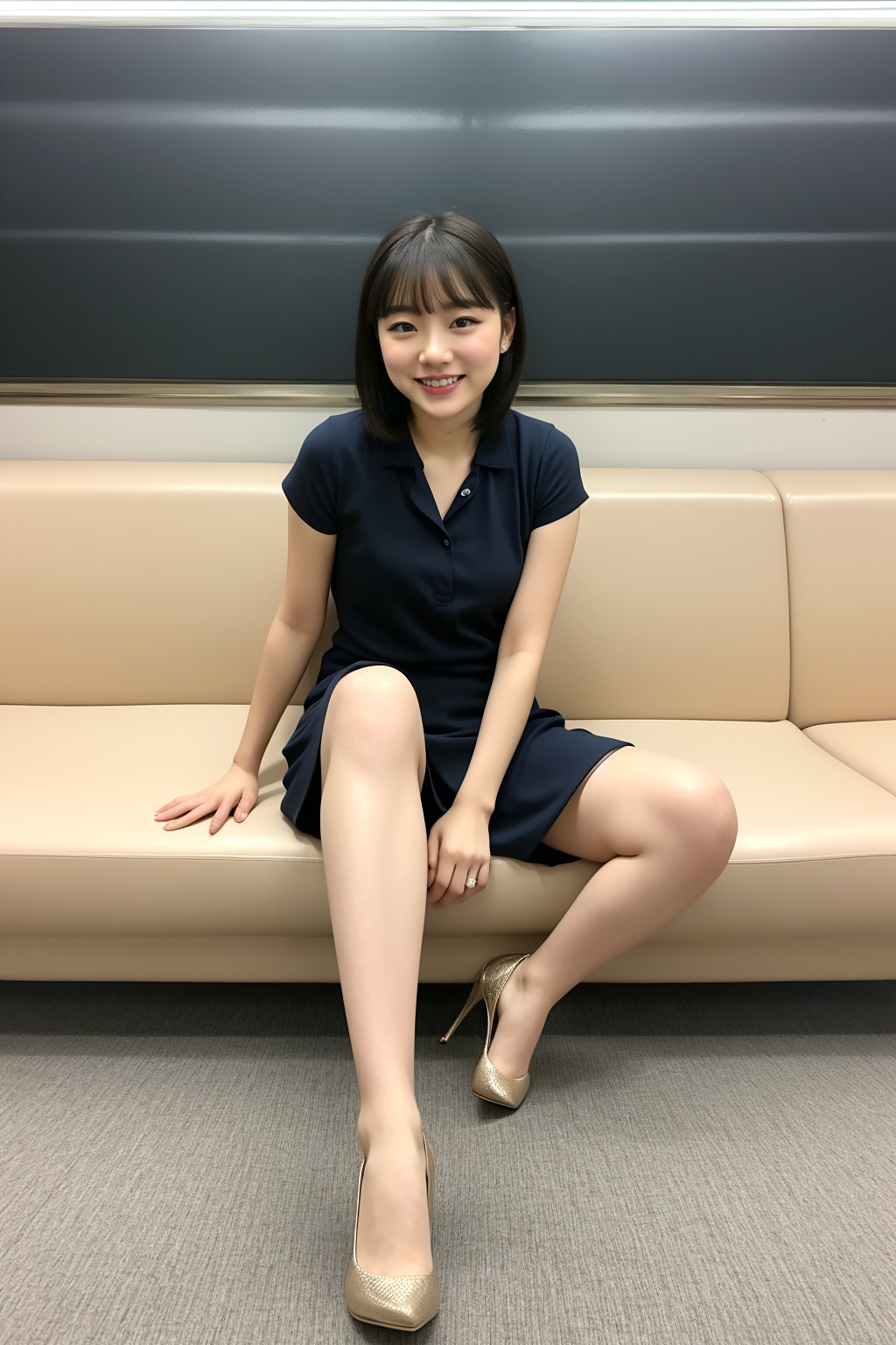 電車で見かけただらしない座り方のアラサー女子 part3 アラサー ハイヒール 2