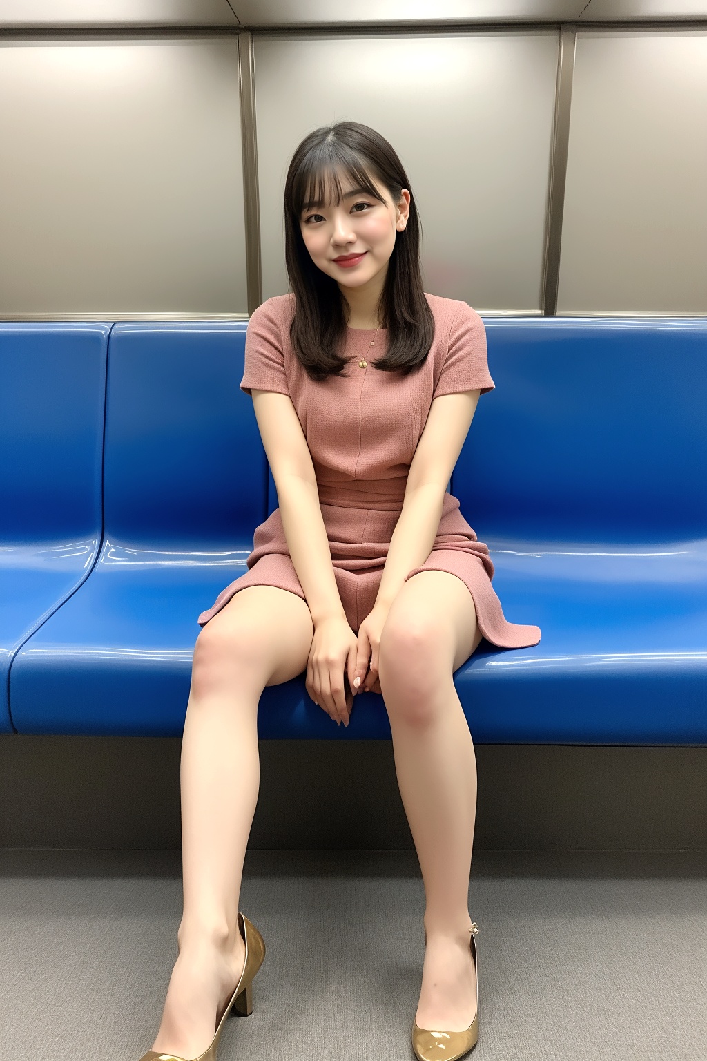 電車で見かけただらしない座り方のアラサー女子 part4 アラサー ハイヒール 4