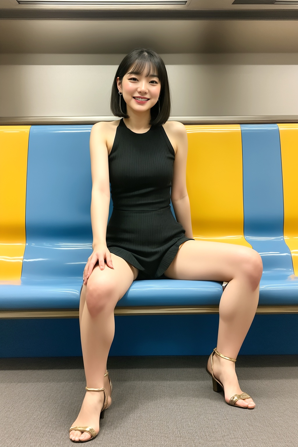 電車で見かけただらしない座り方のアラサー女子 part5 アラサー ハイヒール 6