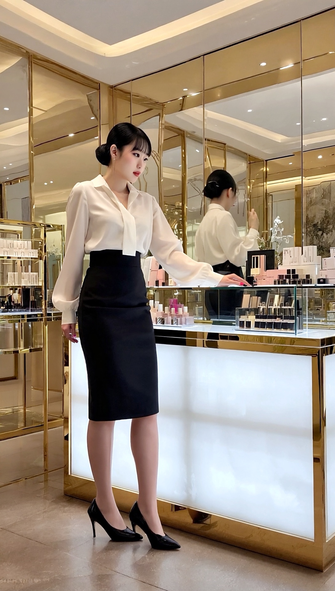 高級百貨店で働く極上美容部員 part4 ハイヒール パンプス 4