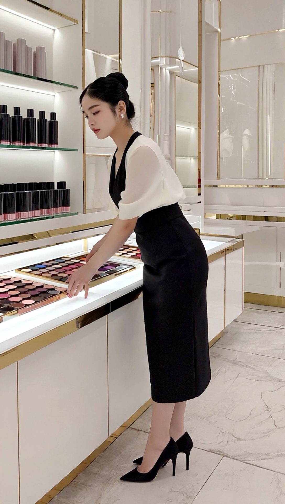 高級百貨店で働く極上美容部員 part5 ハイヒール パンプス 2