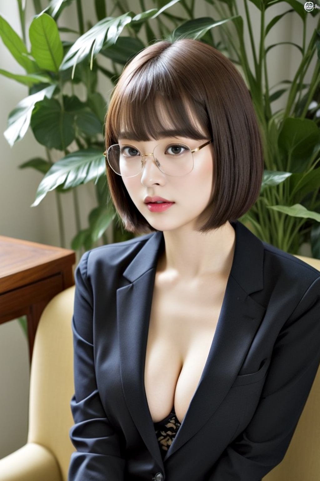 職場にいる真面目なメガネ美女の巨乳 part9 眼鏡 メガネ 2