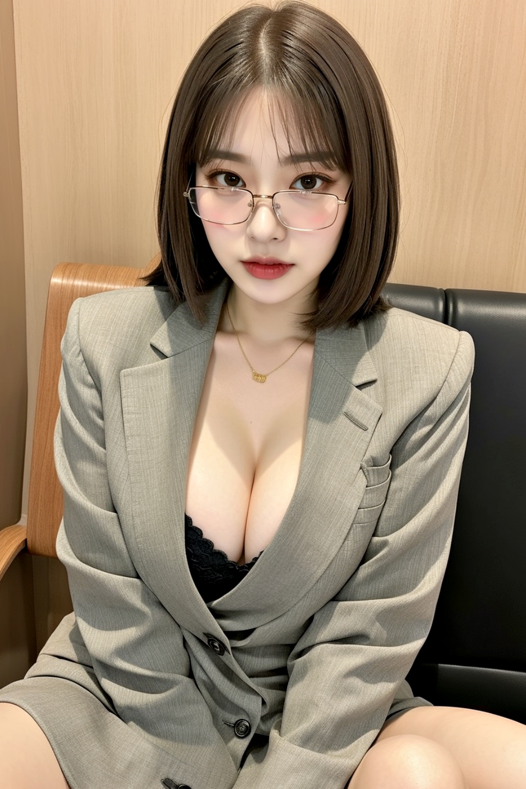 職場にいる真面目なメガネ美女の巨乳 part11 眼鏡 メガネ 4