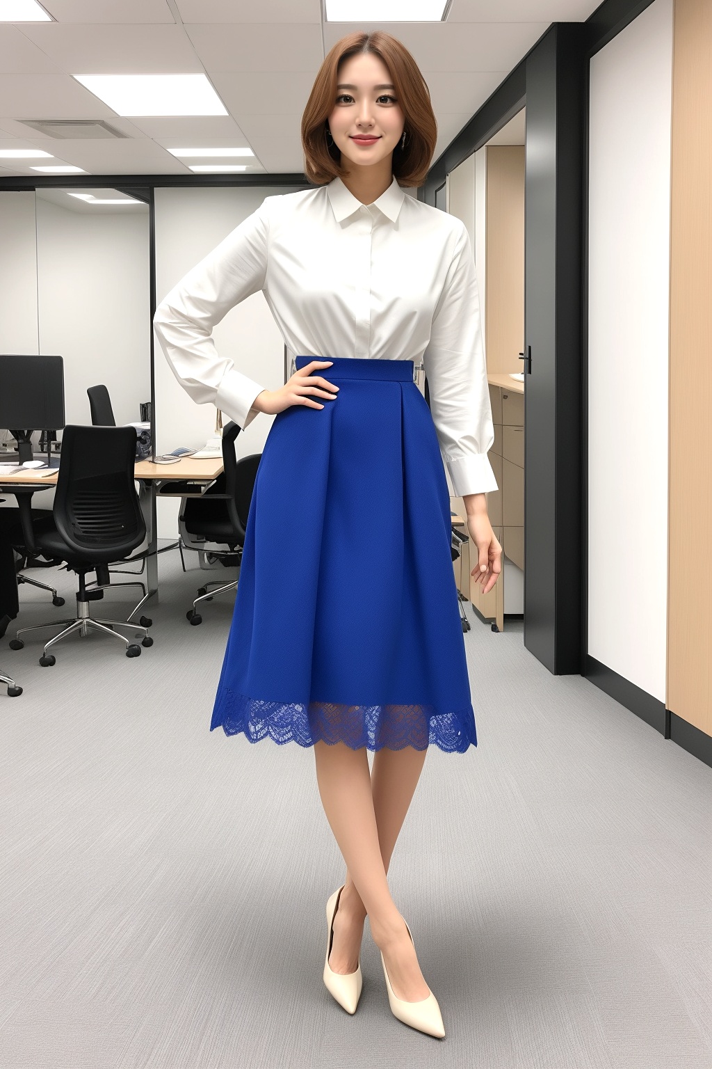 長身美脚の先輩女子社員 part3 OL ハイヒール 1