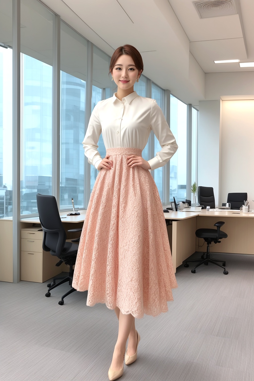 長身美脚の先輩女子社員 part4 OL ハイヒール 5