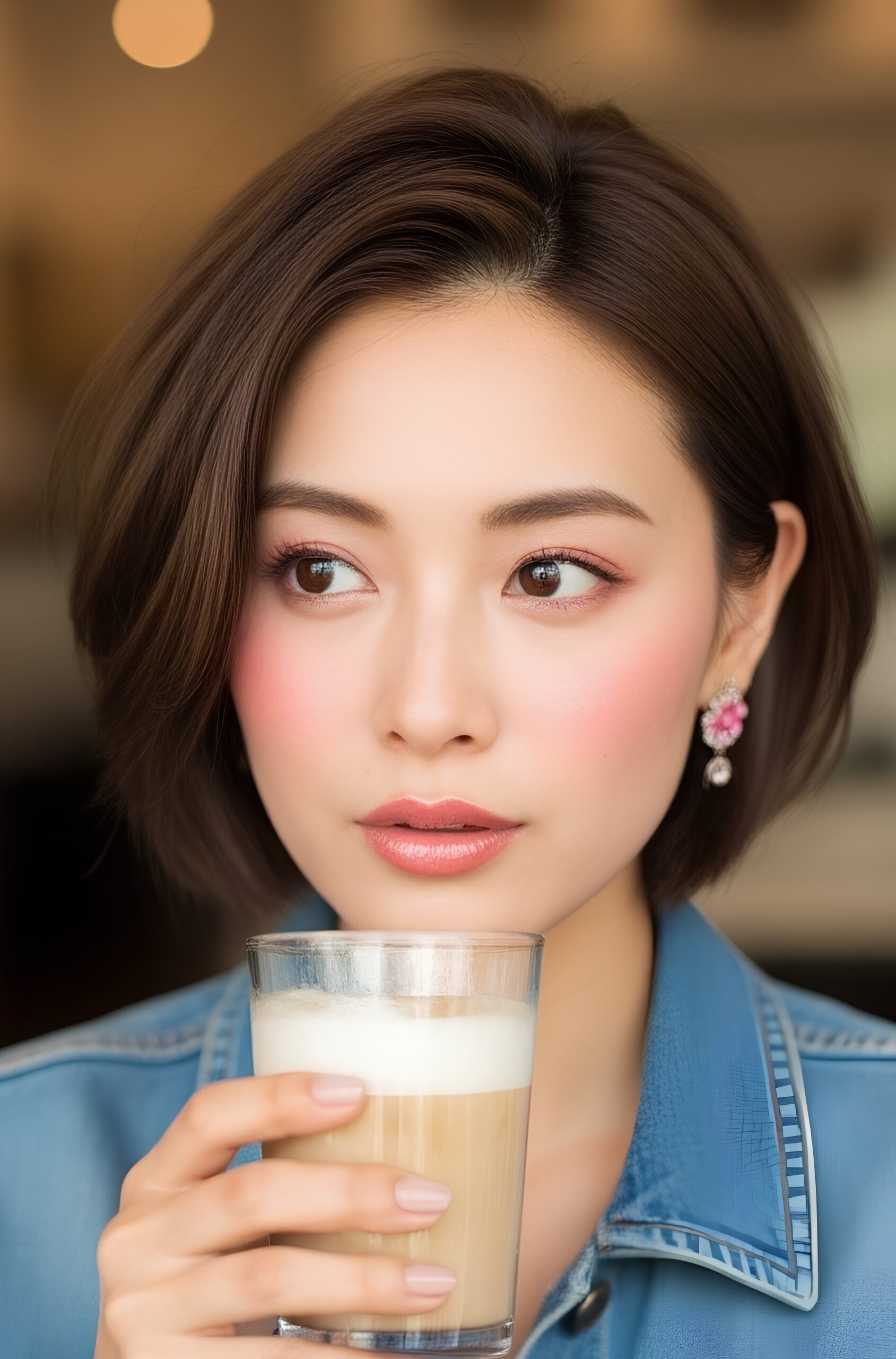 【高画質】カフェ店員が美人の客をこっそり撮影 part1 カフェ 極上 1