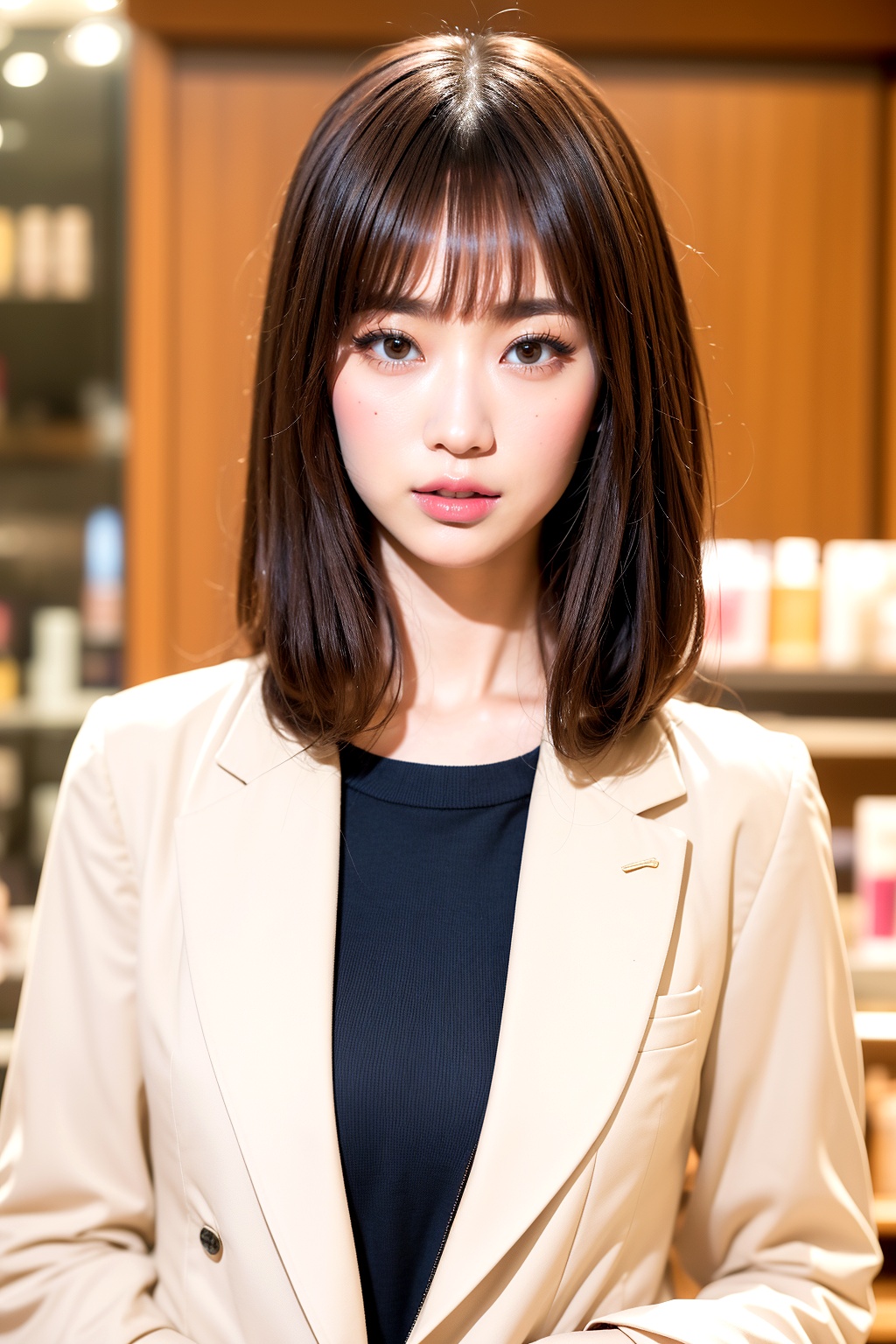 コスメショップで見かけた極上の女 part2 店員 極上 2