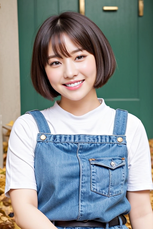 ショートカットが似合う丸顔の美人 part7 美人 笑顔 4