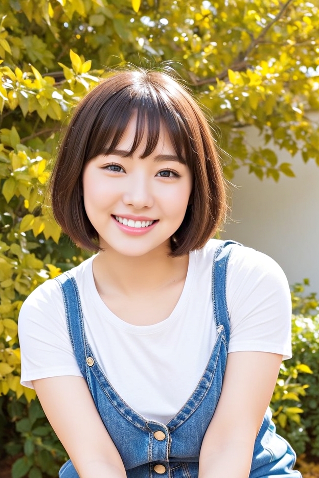 ショートカットが似合う丸顔の美人 part7 美人 笑顔 1