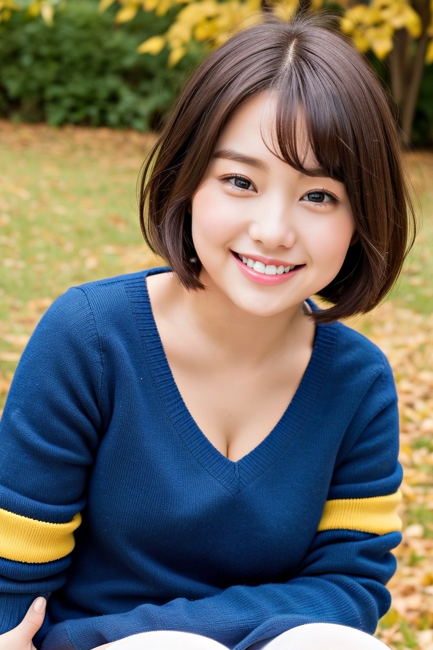 ショートカットが似合う丸顔の美人 part7 美人 笑顔 3