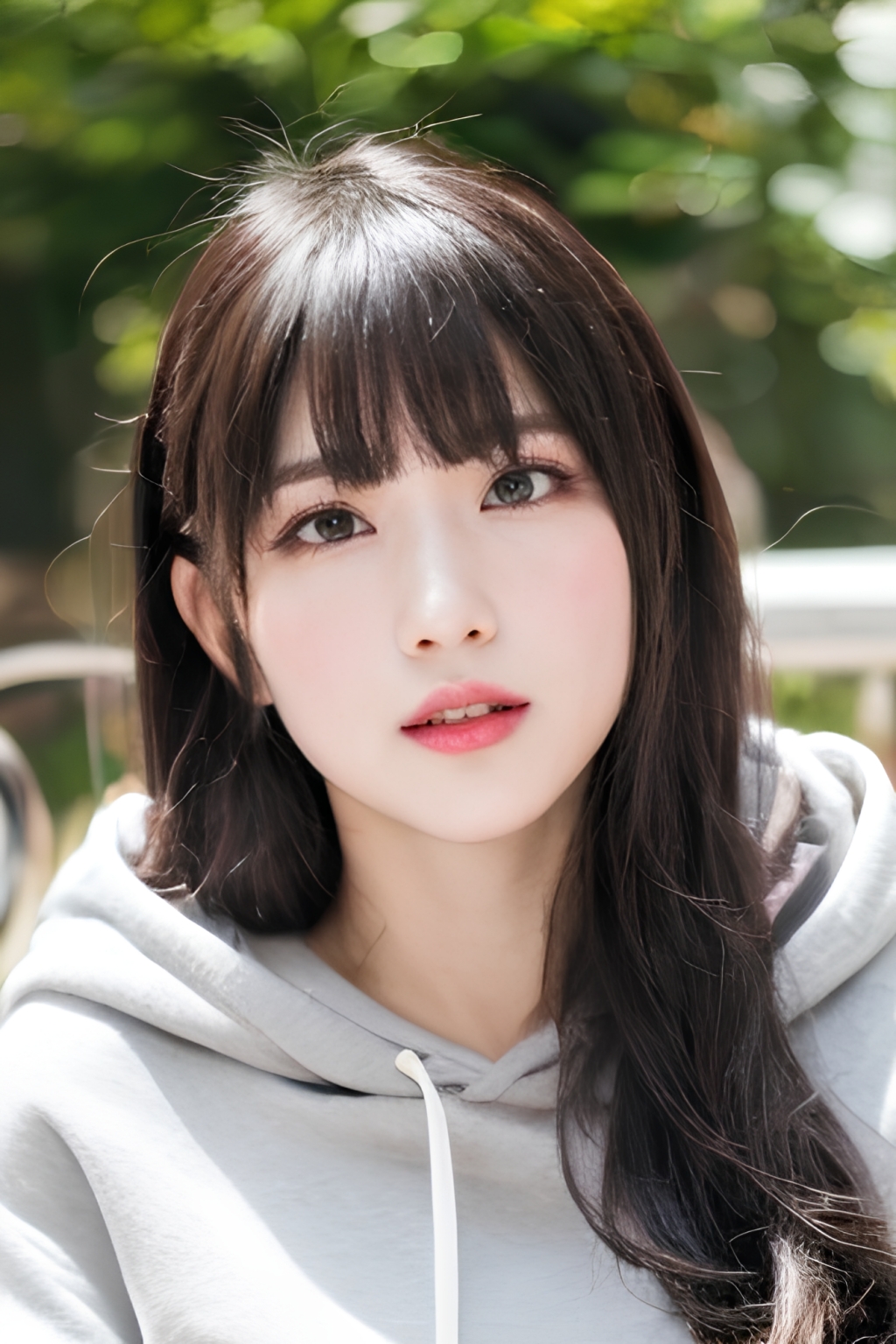 蒼川もも ― フーディの似合う美女 ― part9 フーディ メイクアップ 3