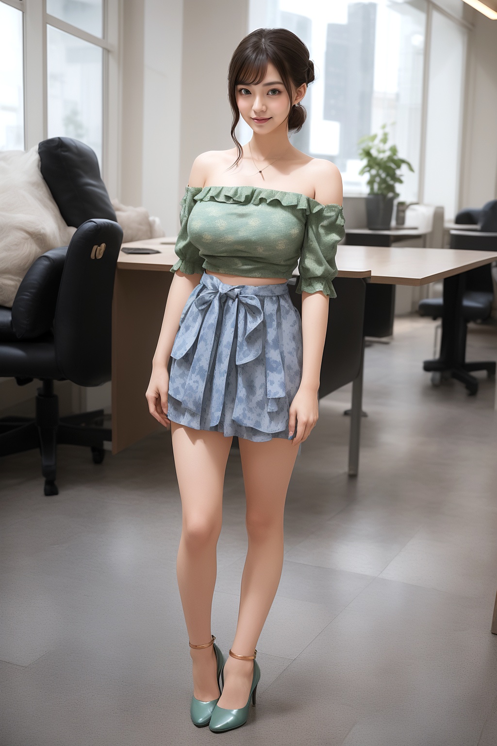 神巨乳ＯＬ 【ミニスカ・ハイヒール編】 part1 OL オフィス 3