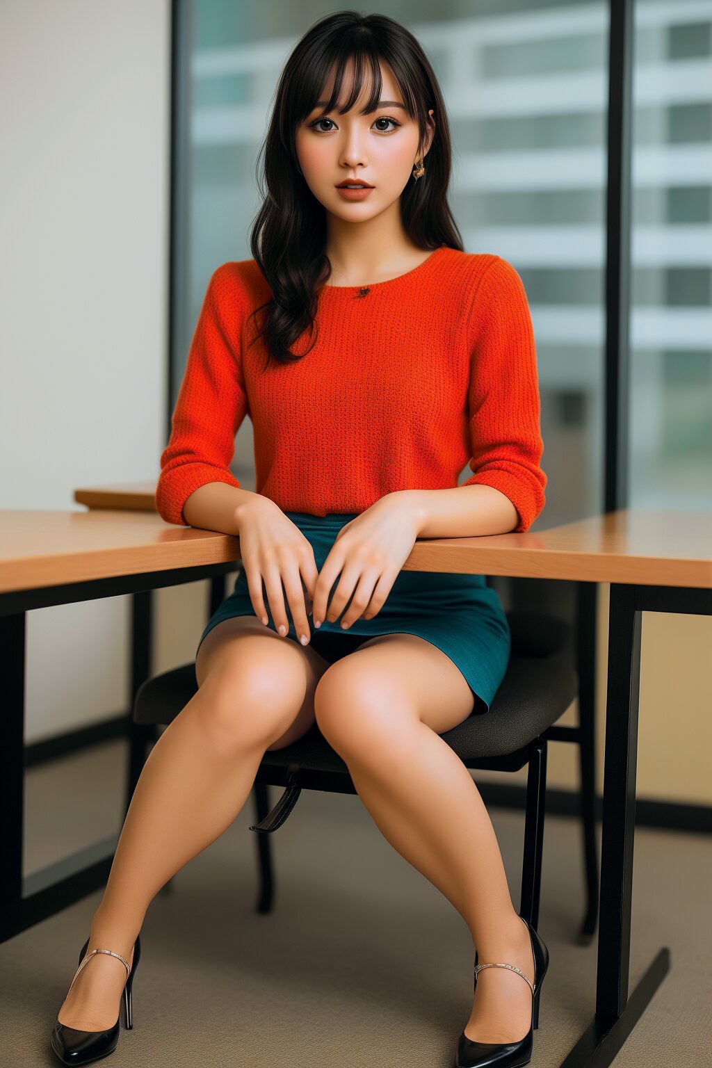 荒武かすみ ━ ムチムチな脚を見て ━ part2 OL ハイヒール 3