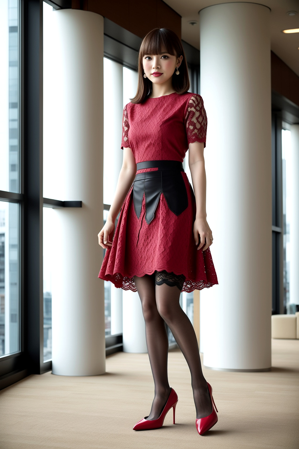 黒ストの似合う会社の先輩 part1 ストッキング 黒スト 6