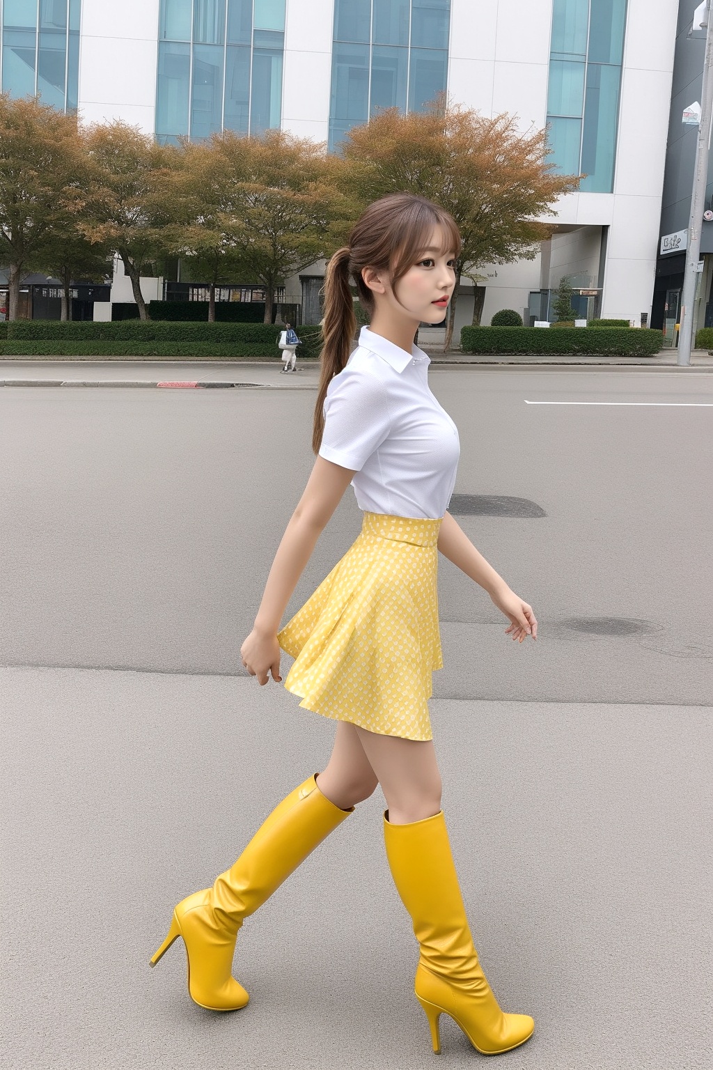 ロングブーツを履いたのギャルの街撮り part4 ギャル ミニスカート 4