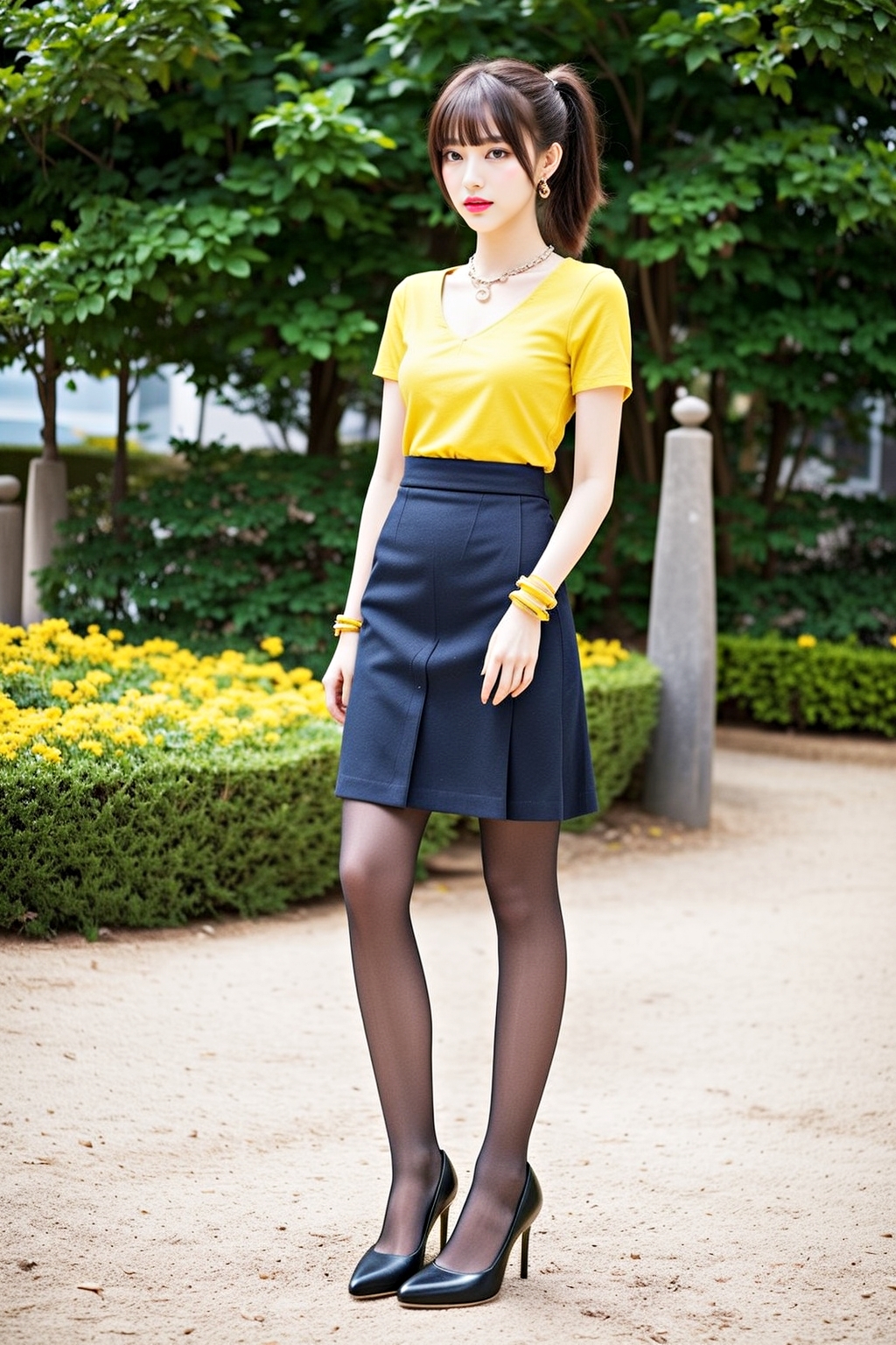 黒い脚の誘惑 ― こんなオンナと付き合いたい ― part5 美人 美脚 1