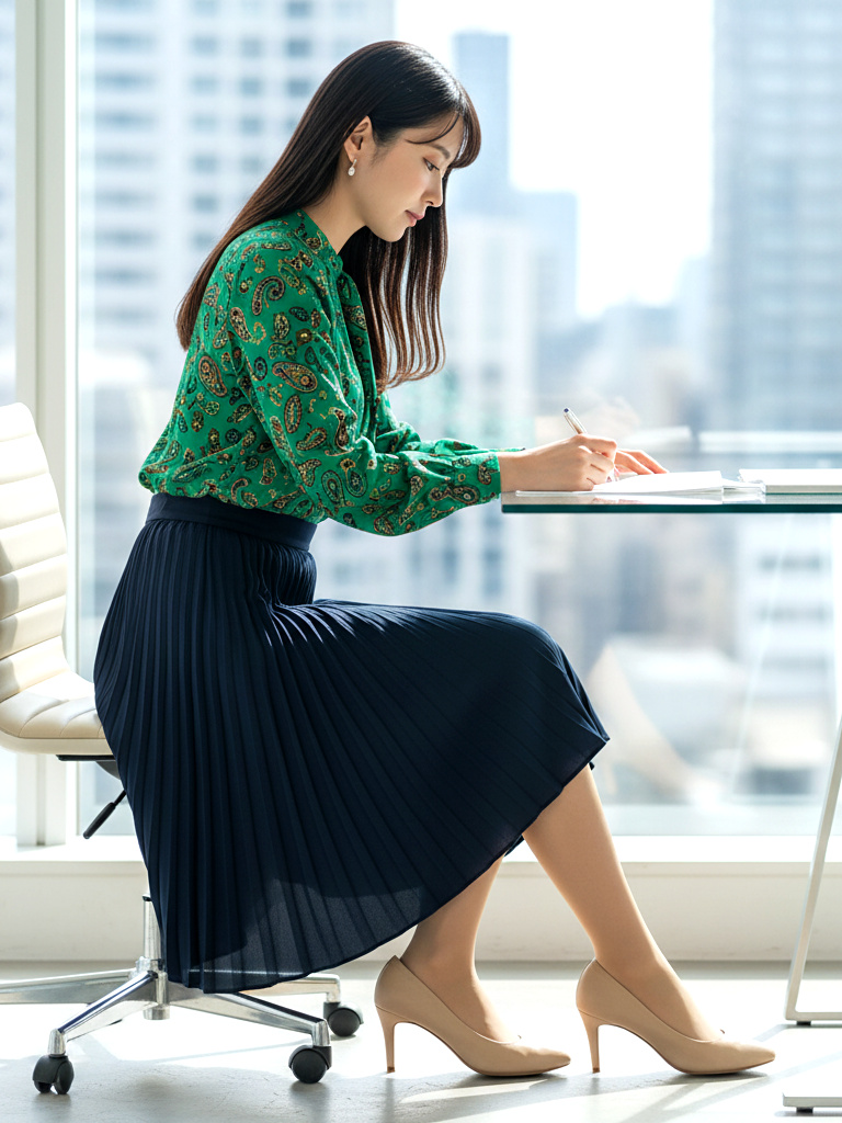 後輩ＯＬの美脚が気になって会議に集中できません part2 美脚 会議中 3